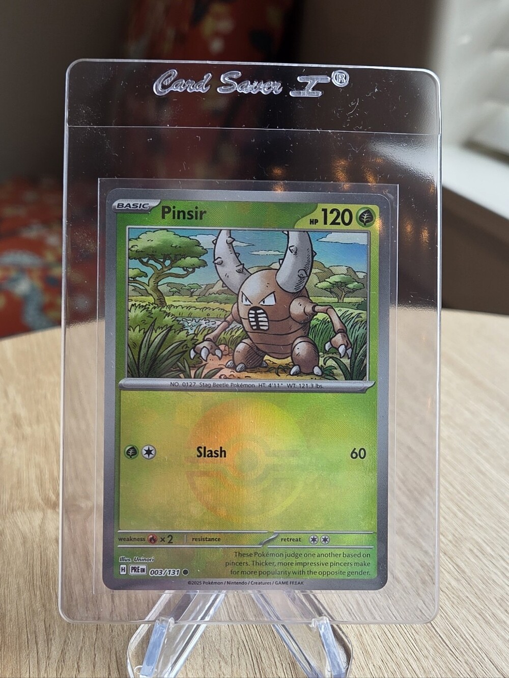 Pinsir Poke Ball Holo Pokémon Card Prismatic Evolutions Poke Ball Card
